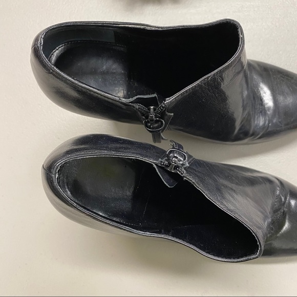 LRL Ralph Lauren Black Zip Ankle Booties Vibram - Picture 3 of 8